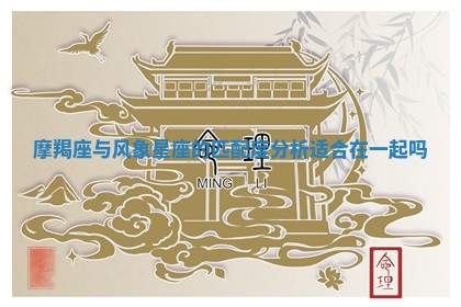 摩羯座与风象星 🐎 座的匹 😖 配度分析适合在一起吗